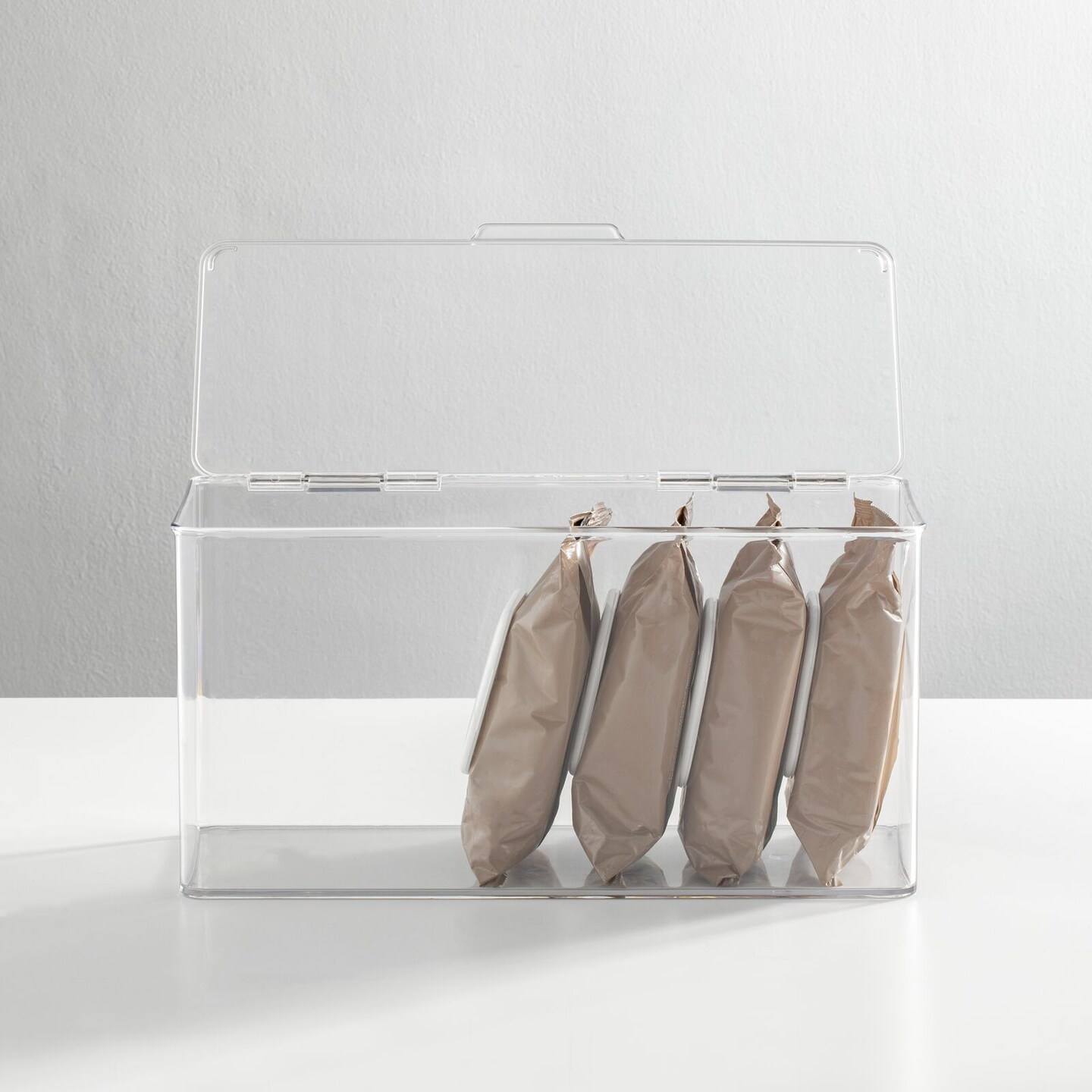 mDesign Plastic Cosmetic Vanity Storage Organizer Box