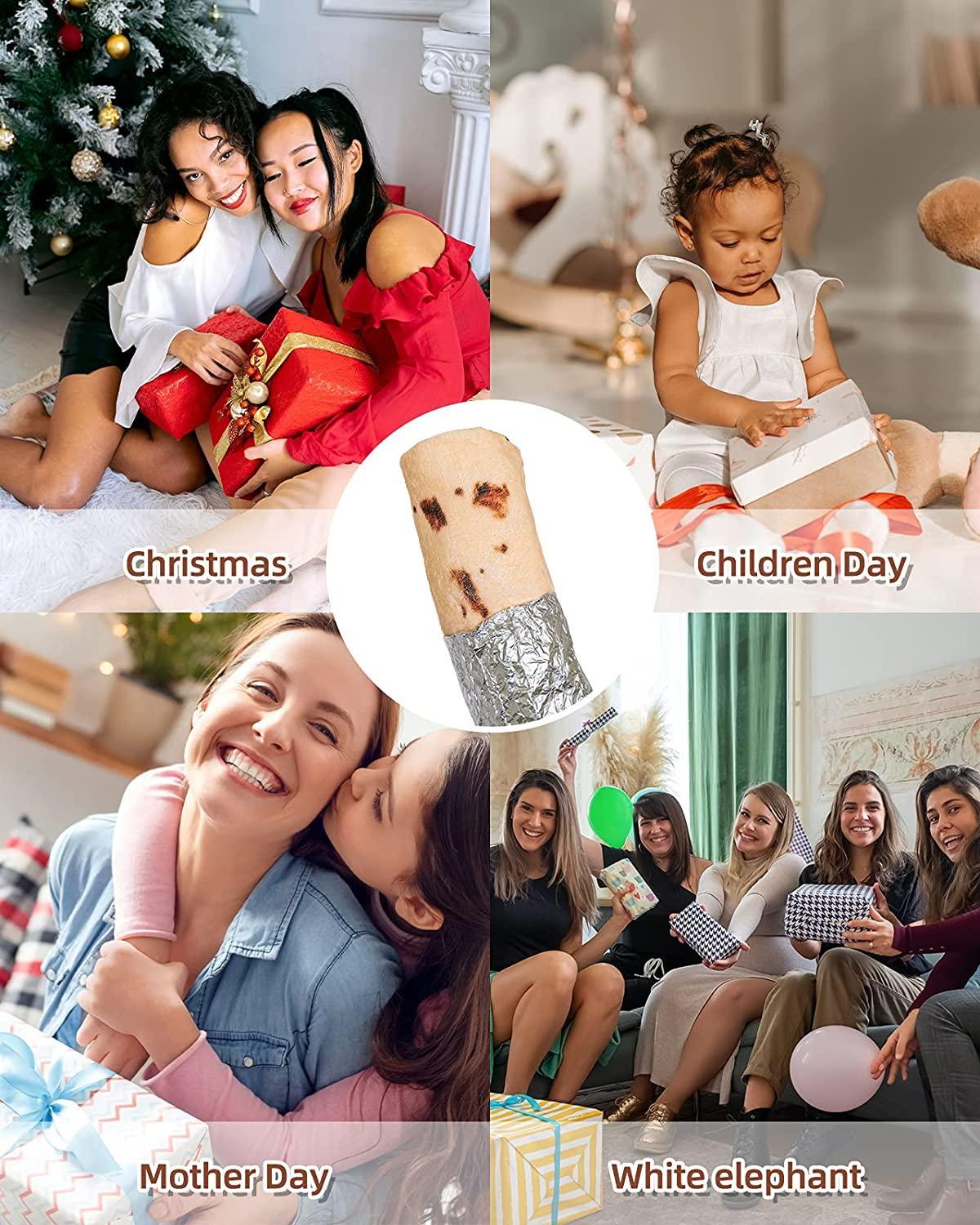 &#x22;Burrito Tortilla Blanket: 71&#x22; Soft &#x26; Fuzzy Throw - Funny Gift for Family &#x26; Friends, Adults, Kids, Teens