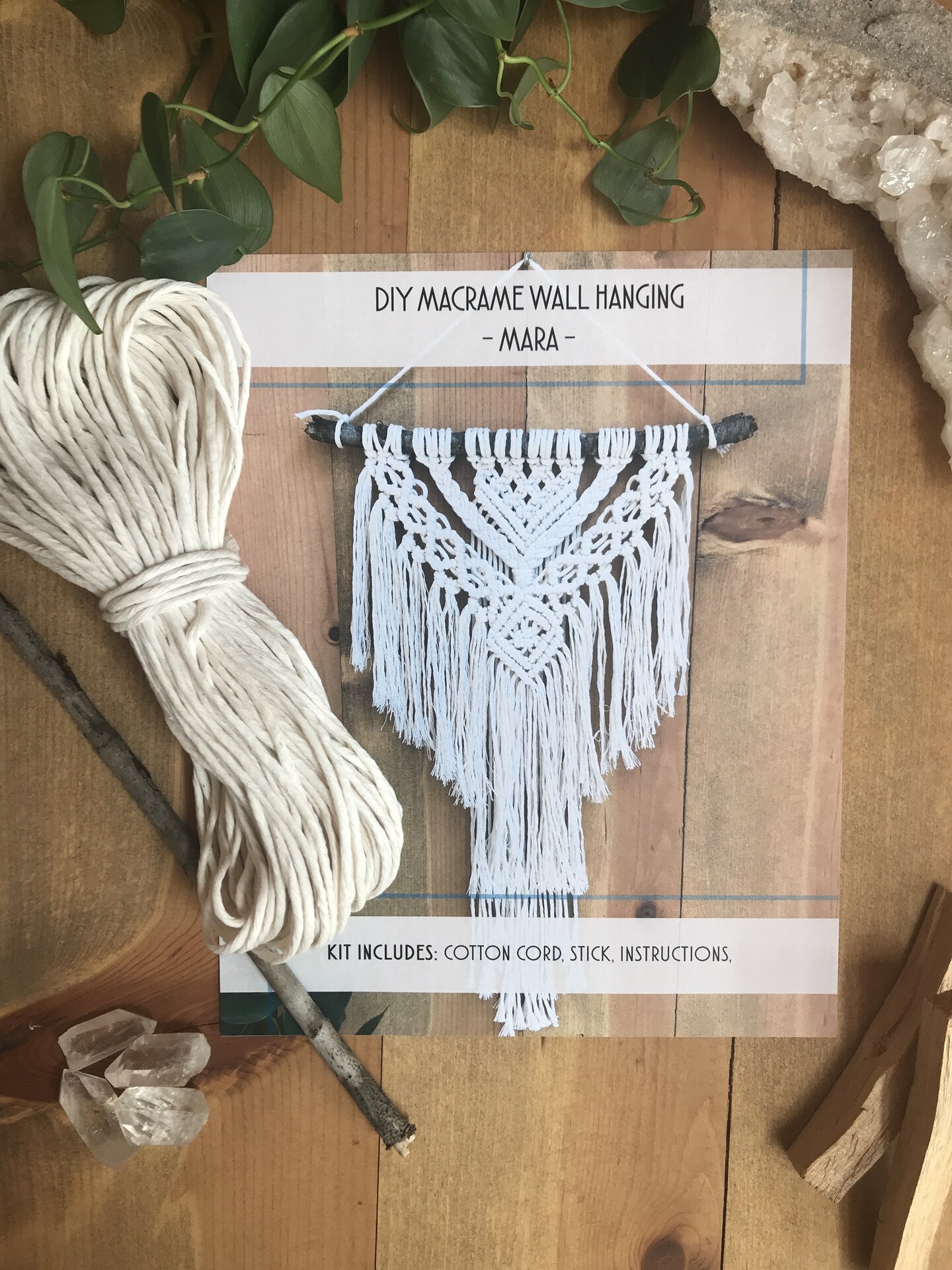 DIY Macrame Wall Hanging Kit - The Mara