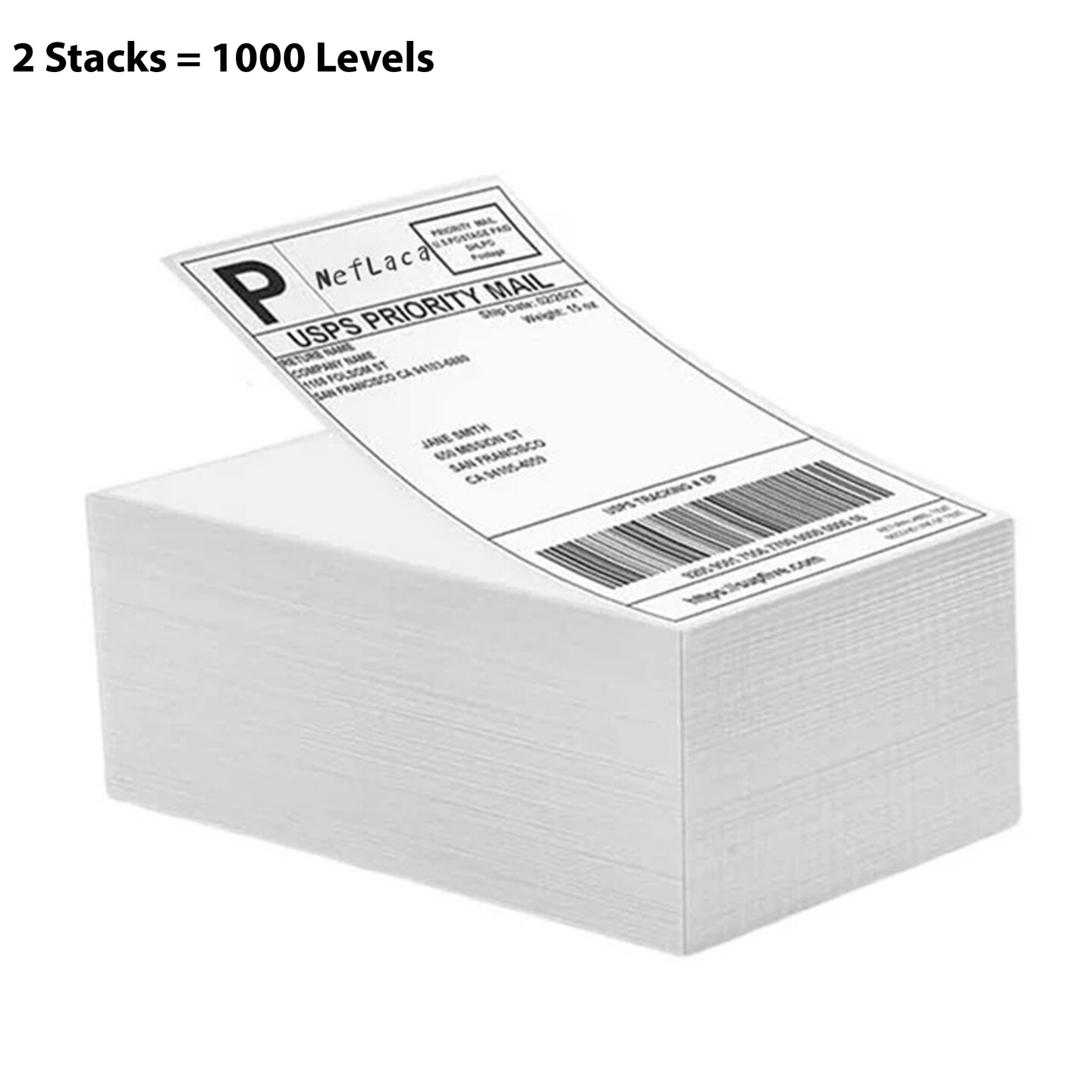 Direct Thermal Labels 4x6 Shipping Labels with Perforation