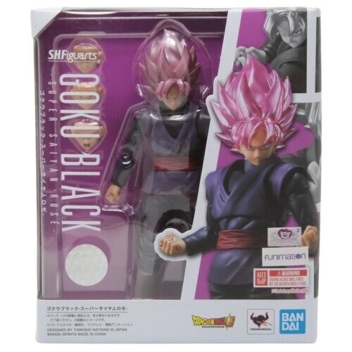 Dragon Ball Super Goku Black Super Saiyan Rose Figure Bandai S.H.