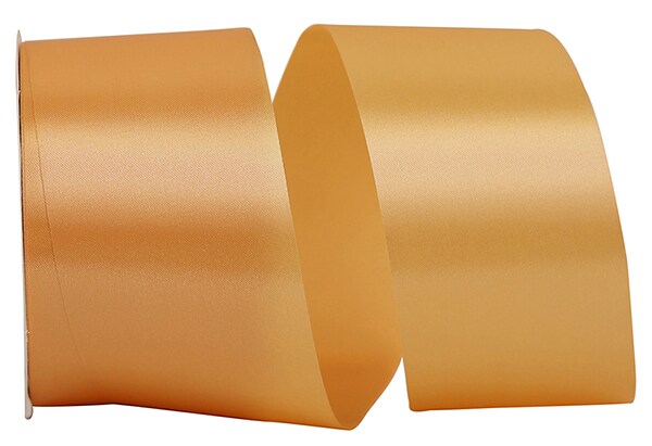 Florist Ribbons --- 2.5 inch x 50 yards --- Satin / Acetate Supreme Cooler Ribbon -- Peach Color