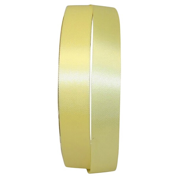 Florist Ribbons --- ⅞ inch x 100 yards --- Satin / Acetate Supreme Cooler Ribbon -- Maize Color