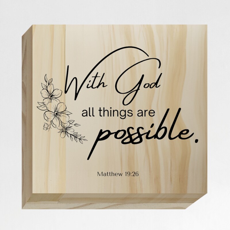 Blessed Simplicity Wood Signs
