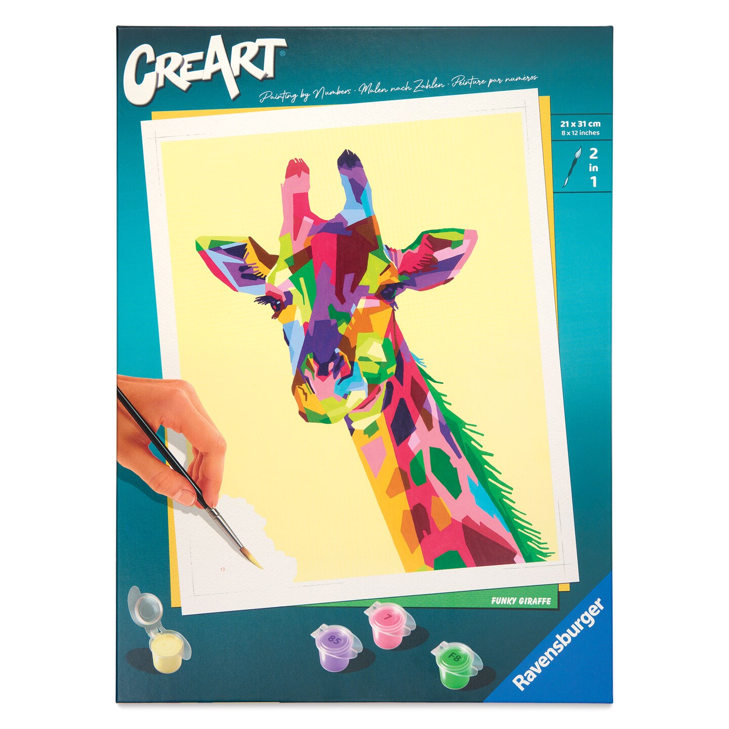 CreArt Paint by Number Kit - Funky Giraffe