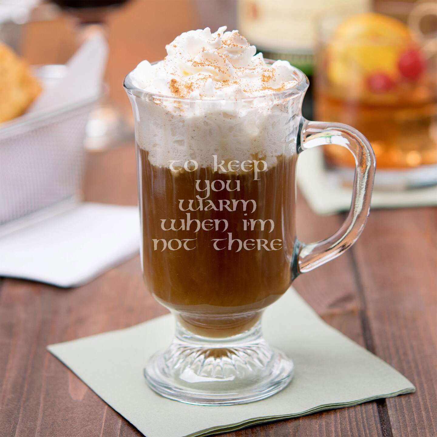 Irish Coffee Mug - 8oz - Customizable, Laser Engraved, Etched, Personalized  | MakerPlace by Michaels