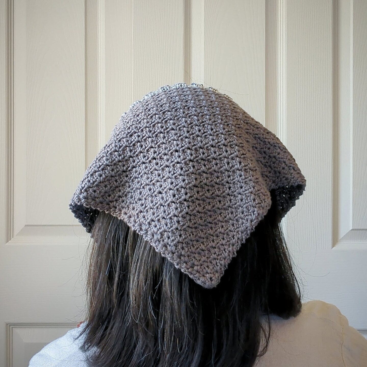 Handmade Crochet Kerchief: Soft and Breathable Bandana with  display picture 1