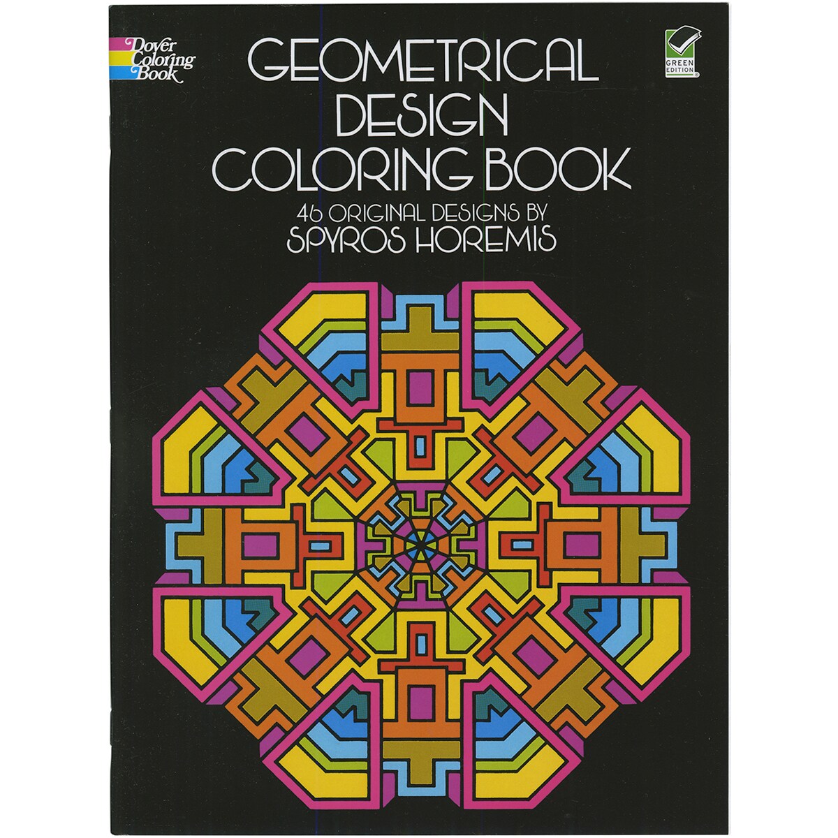 Geometrical Design Coloring Book-Softcover