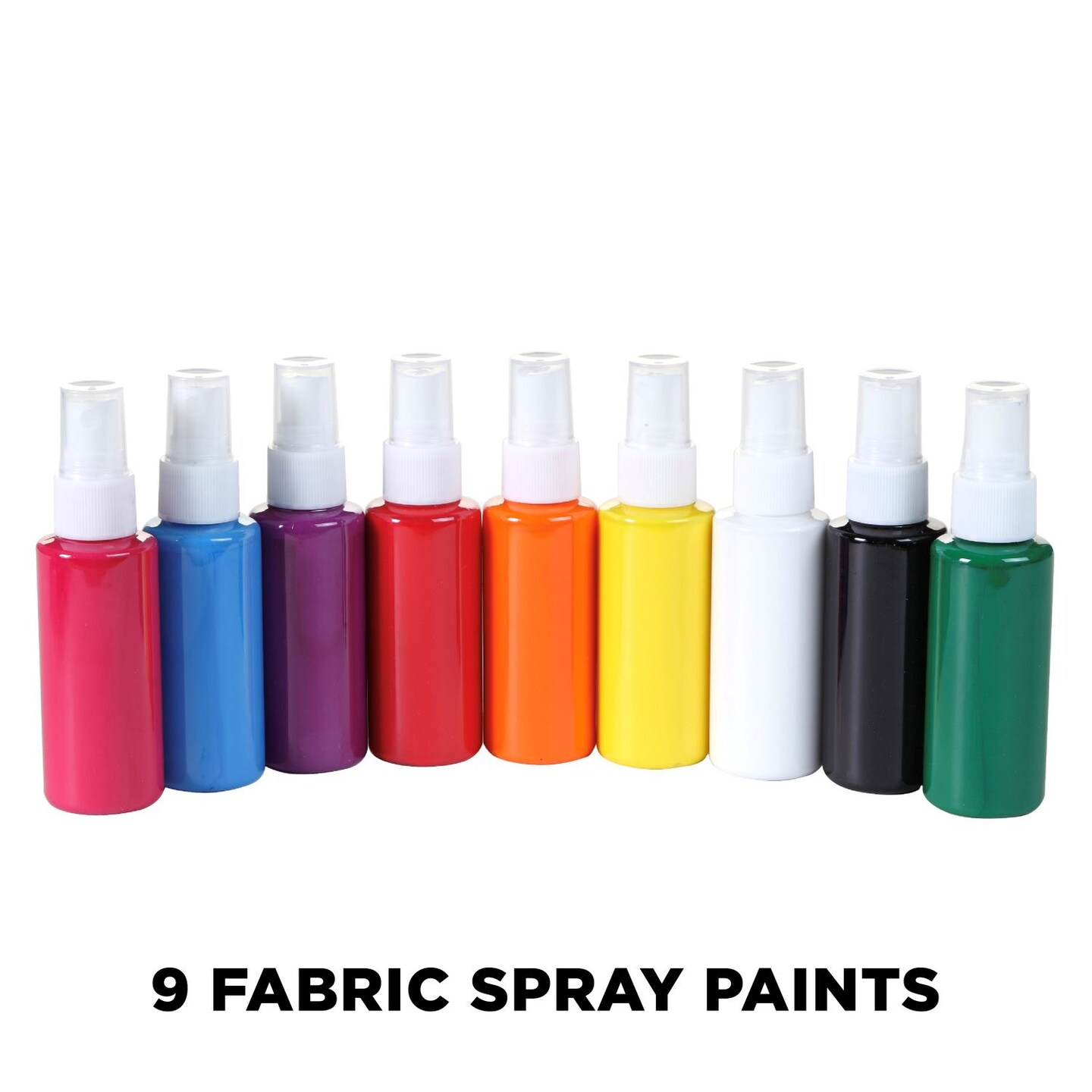 Tulip Fabric Spray Paint Rainbow 1.9 fl. oz. 9 Pack