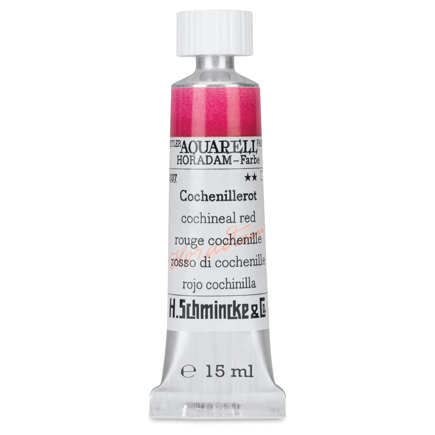 Schmincke Horadam Aquarell Artist Watercolor - Cochineal Red, 15 ml tube