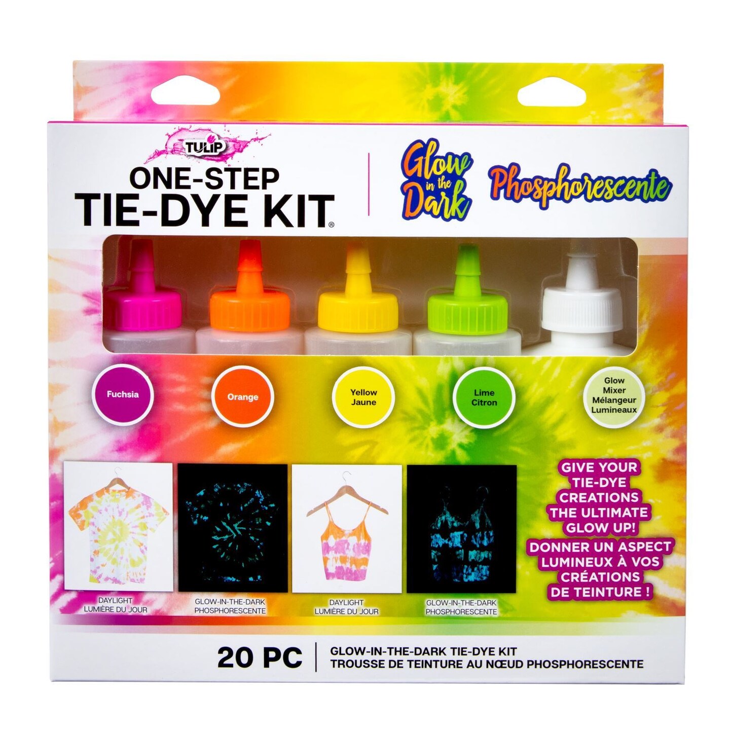 Tulip Glow-in-the-Dark 4-Color Tie-Dye Kit