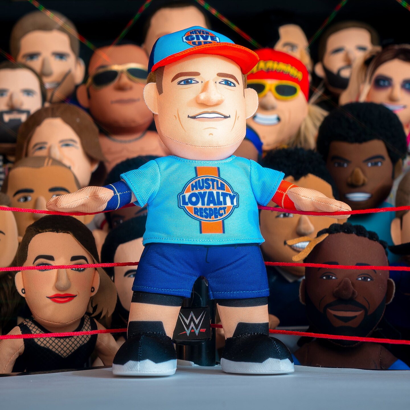 Bleacher Creatures WWE Superstar John Cena (Hustle Loyalty Respect - Blue) 10&#x22; Plush Figure