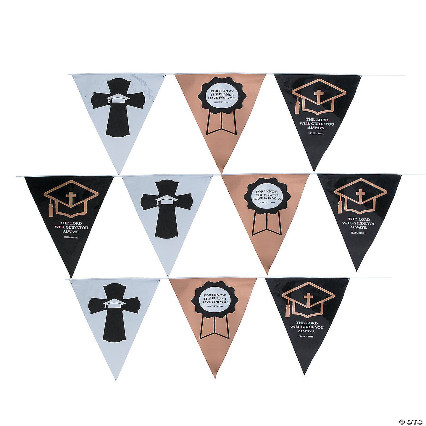 24 Ft. Religious Graduation Ready-to-Hang Plastic Pennant Banner | RAHEEV®