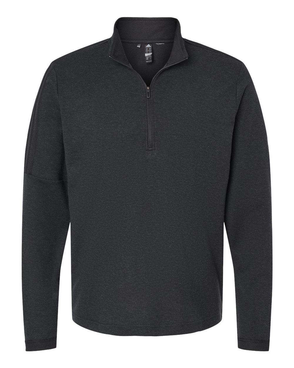 Adidas&#xAE; 3-Stripes Quarter-Zip Sweater