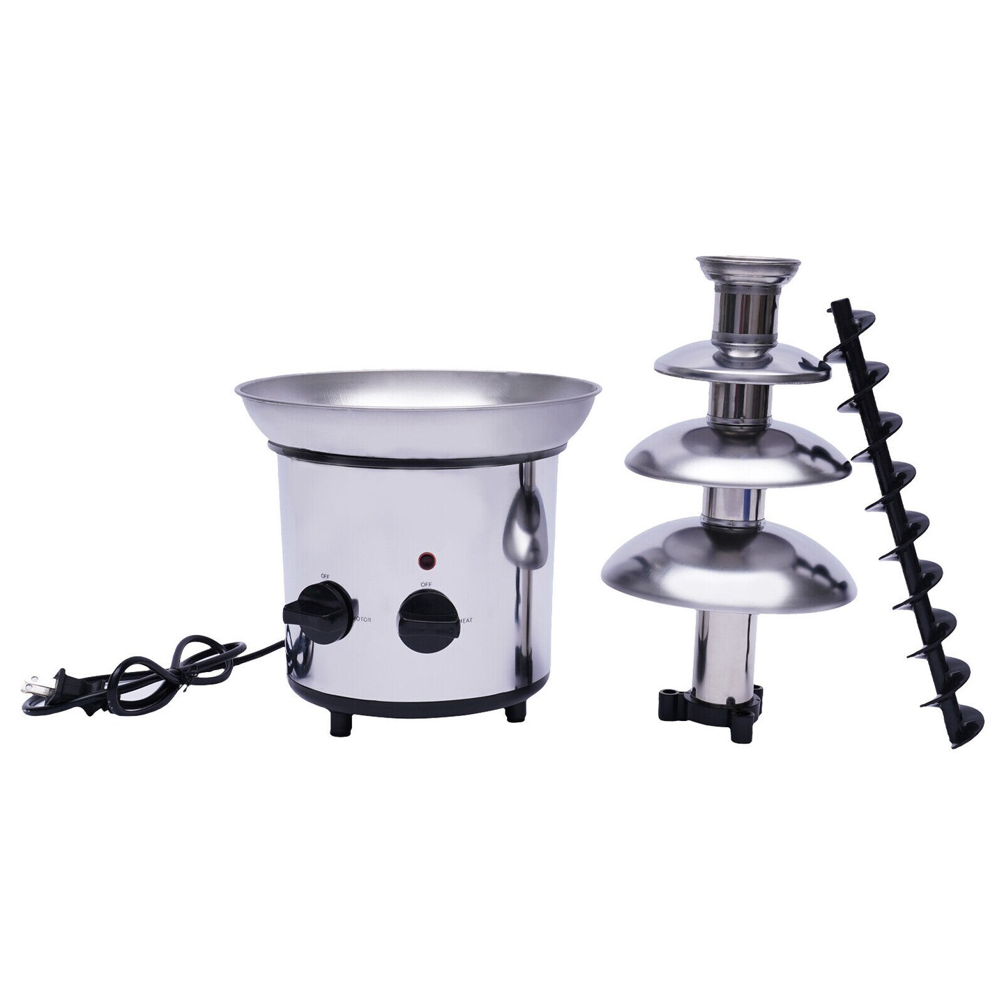 Kitcheniva Stainless Luxury Cater Chocolate Fountain Machine 4 Tier