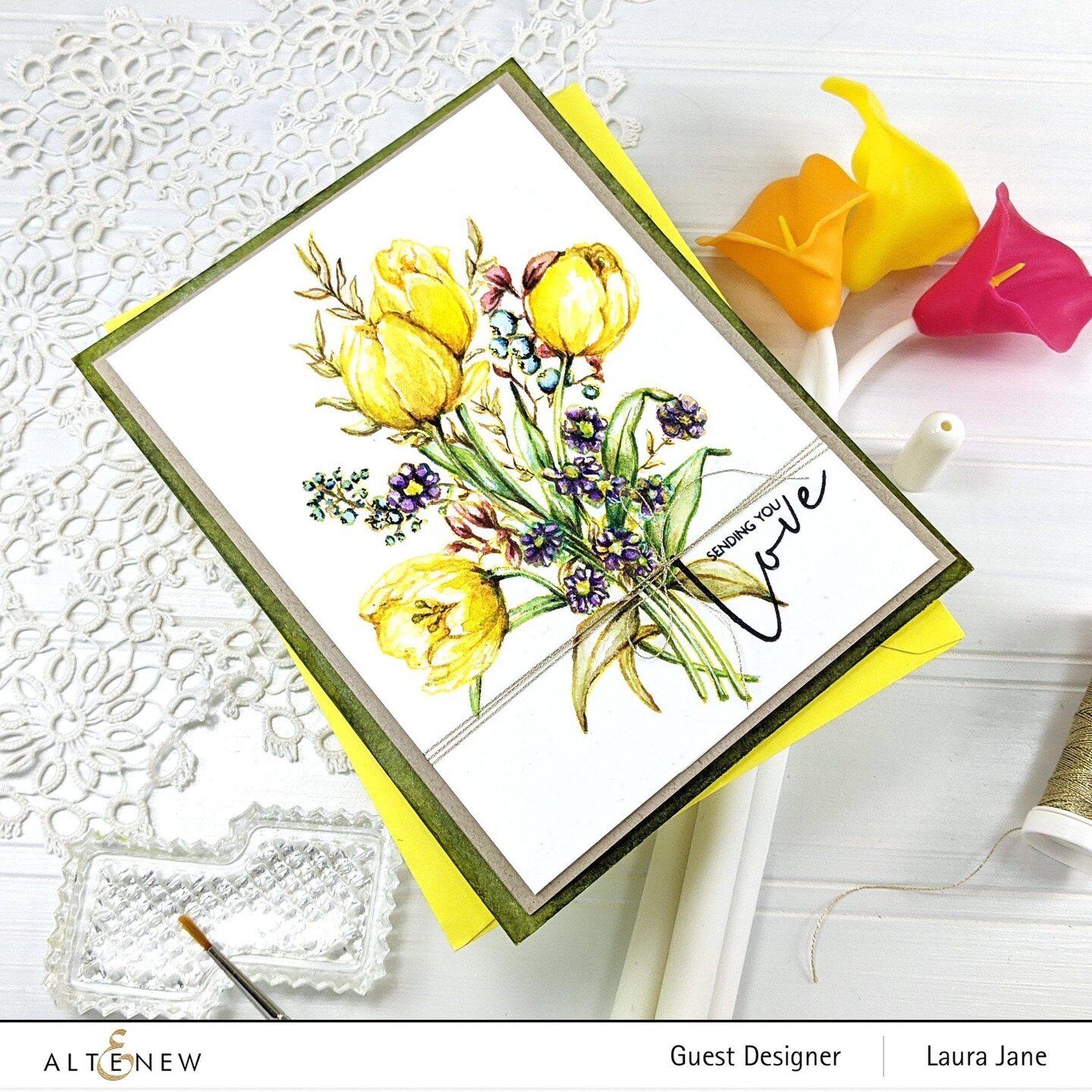 Flower Gel Pen Set - Calla Lily