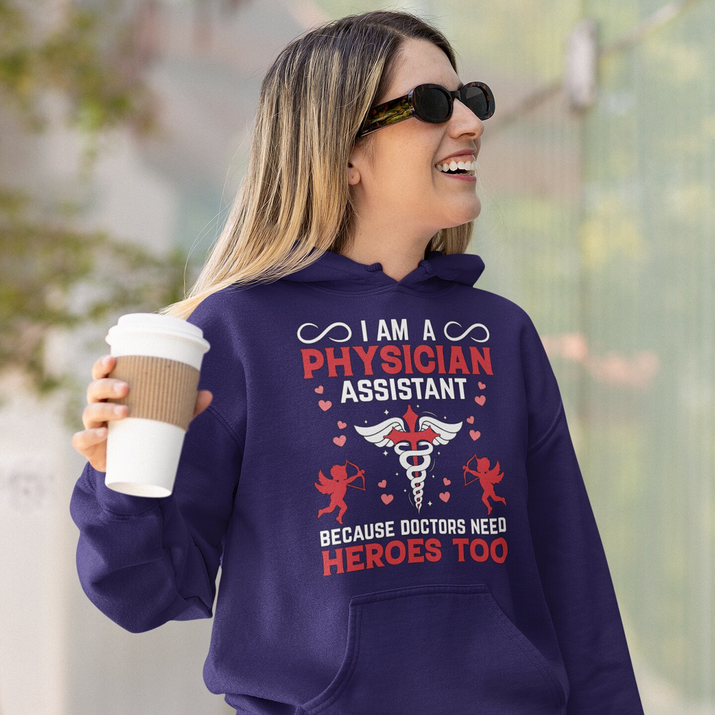 I Am a Physician Assistant Valentine&#x27;s Direct-to-Film DTF Transfer