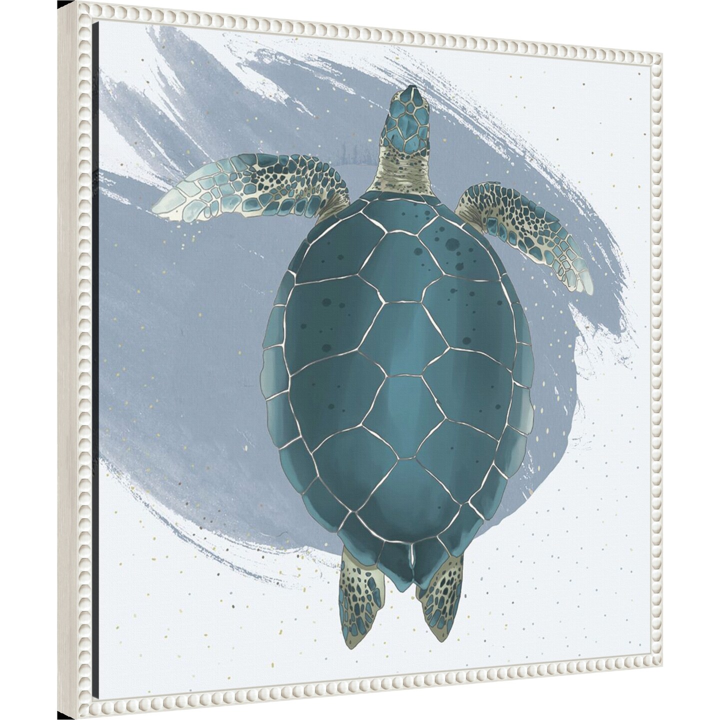 Sea Turtle by Lucca Sheppard Framed Canvas Wall Art