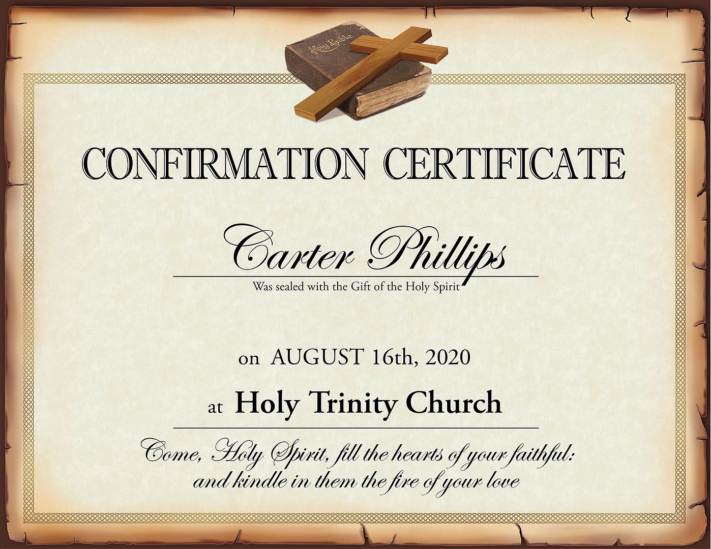 Great Papers! Certificate, Holy Certificate with Gold Foil, 8.5" x 11", Printer Compatible, 15 sheets