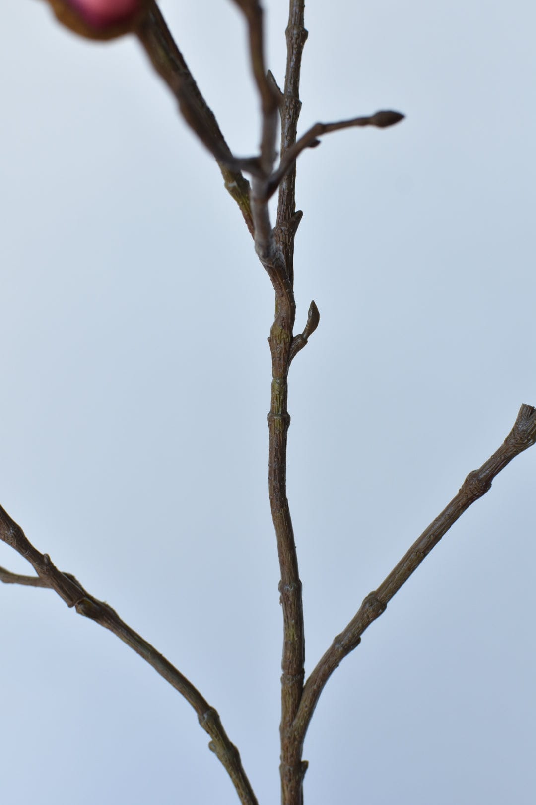 35&#x22; Faux Muted Pink Japanese Magnolia Bud Branch