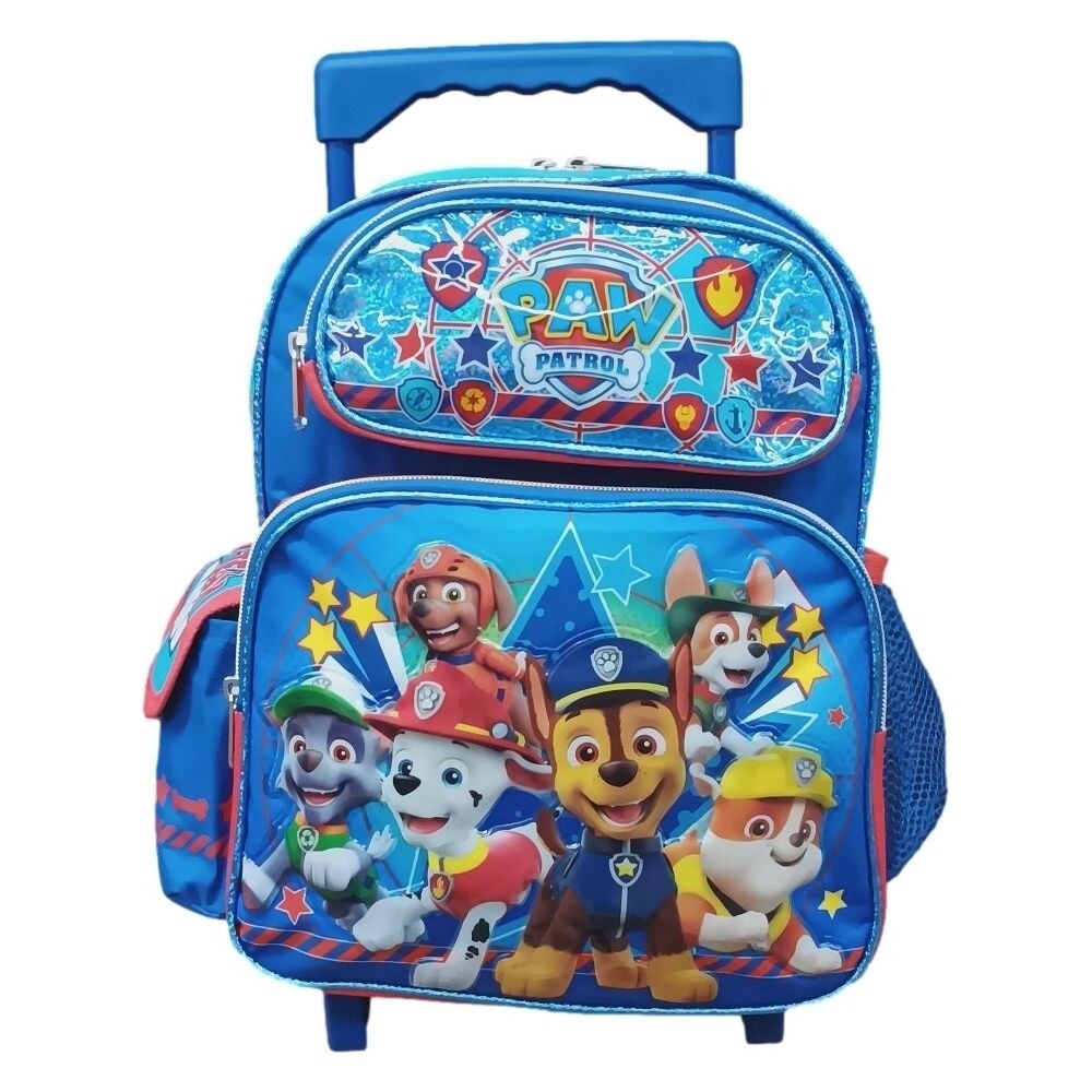 Paw Patrol Rolling Backpack 12 Inch Small Kids School Bag Mini Travel Luggage