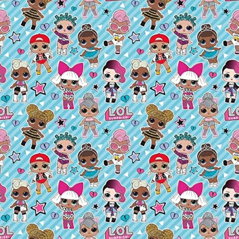 LOL Surprise Gift Wrap, 30in x 5ft, 1ct