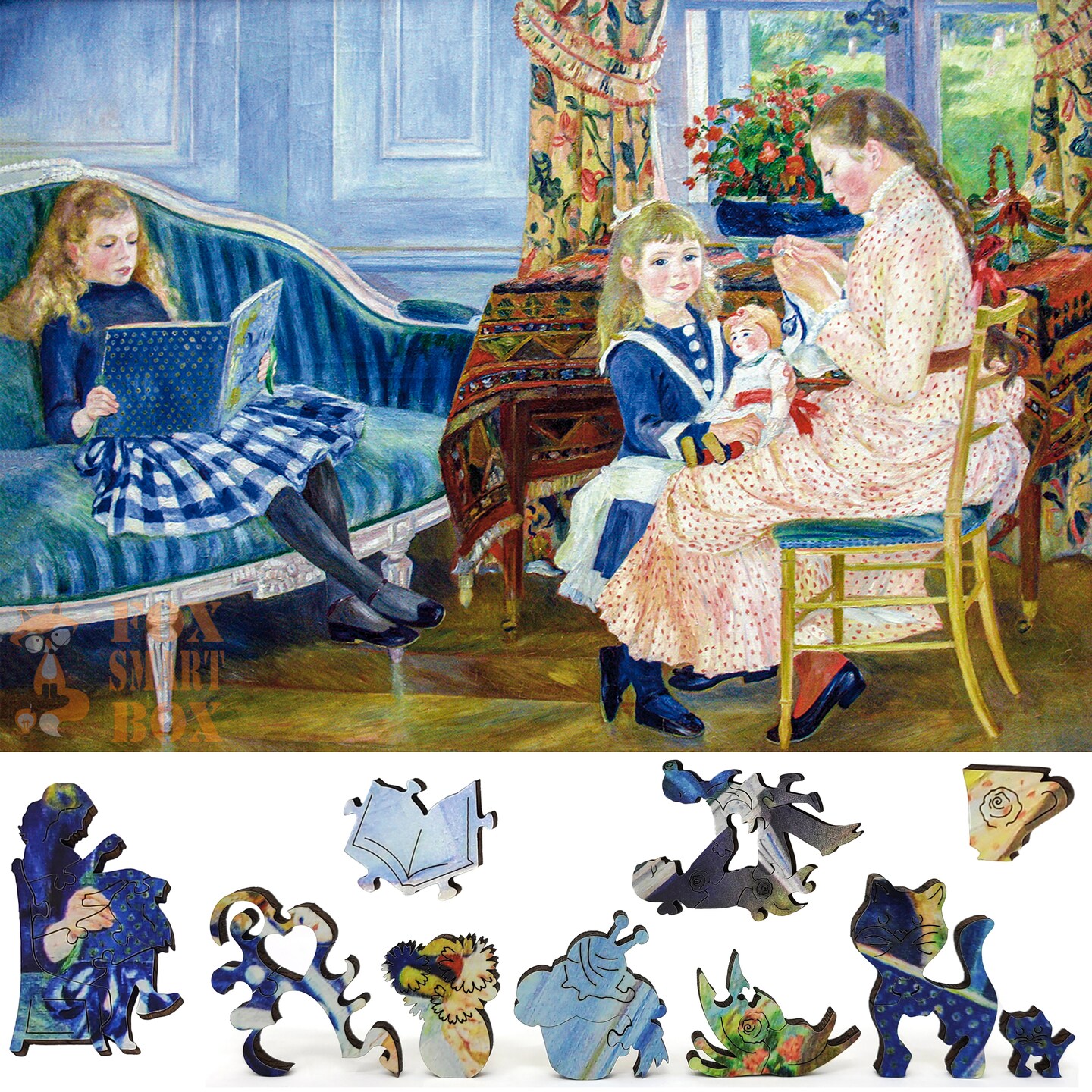 Wooden Jigsaw Puzzles for Adults - Uniquely Shaped Pieces - made