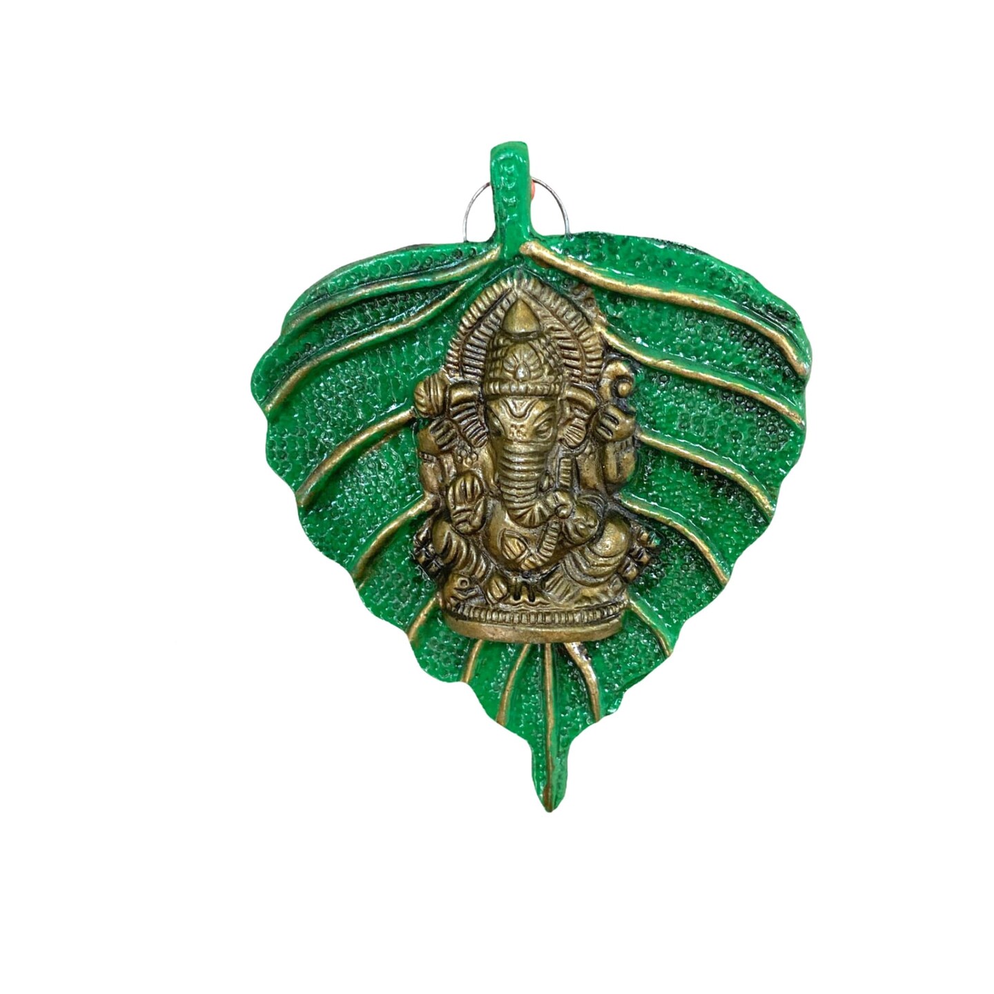 Leaf Ganesha Return Gift, Diwali Navrathri Decoration, Ganesh Wall Decor,housewarming Gift,indian Wedding, Pooja Puja Favor, Idol Statues, Feng Shui