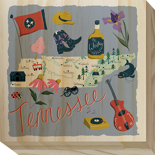 Home State Home Decorative Wood Signs