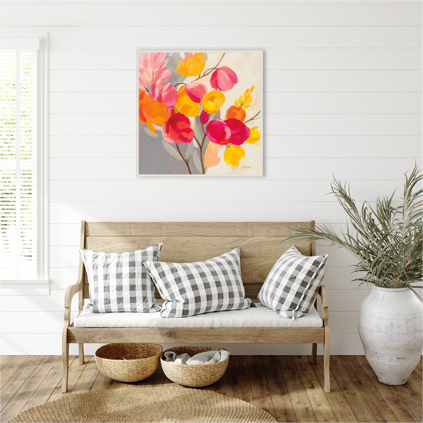 Magenta Bloom I by Silvia Vassileva Framed Canvas Wall Art
