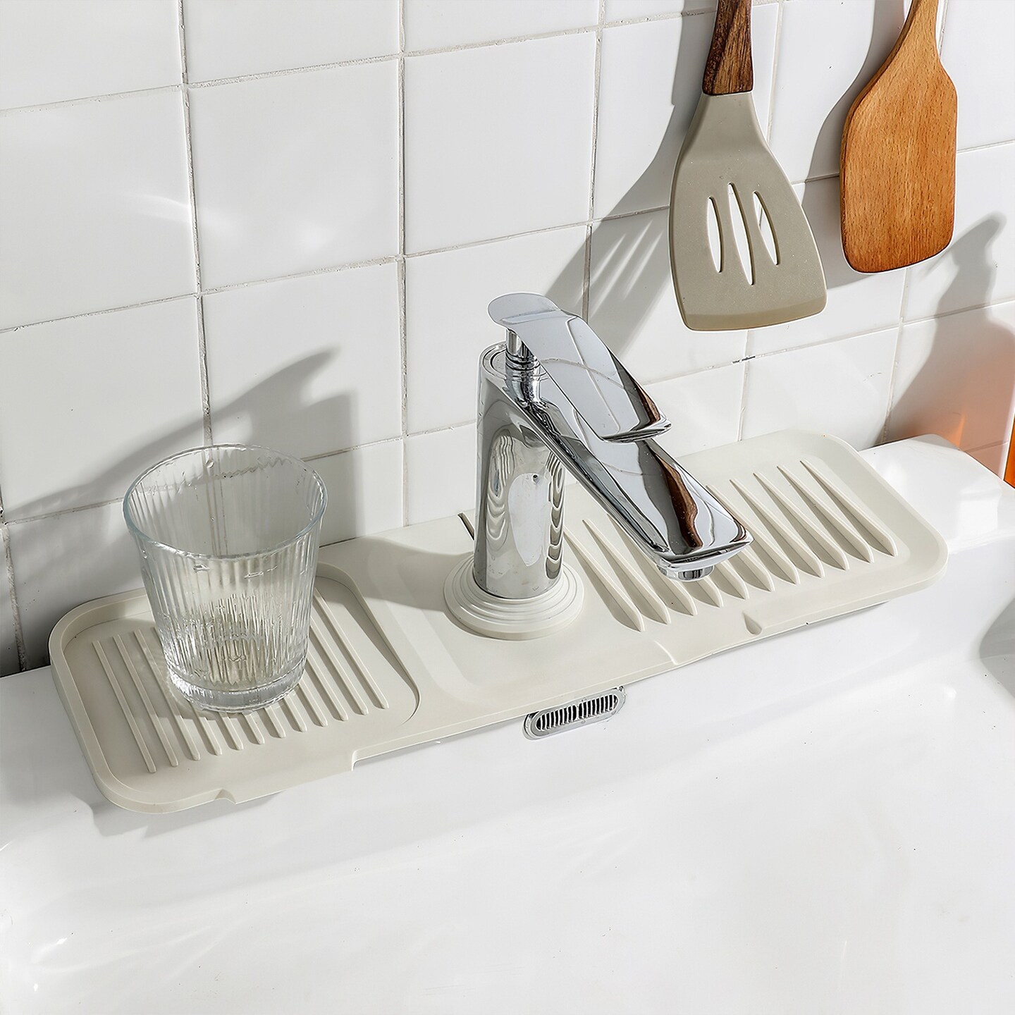 Flexible Silicone Sink Drying Mat | Organize Kitchen with Style
