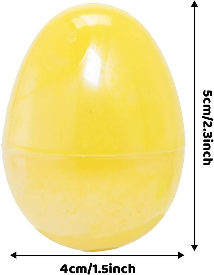 24 Pcs 2.3&#x22; Easter Eggs Iridescent Color for Filling Specific Treats Party