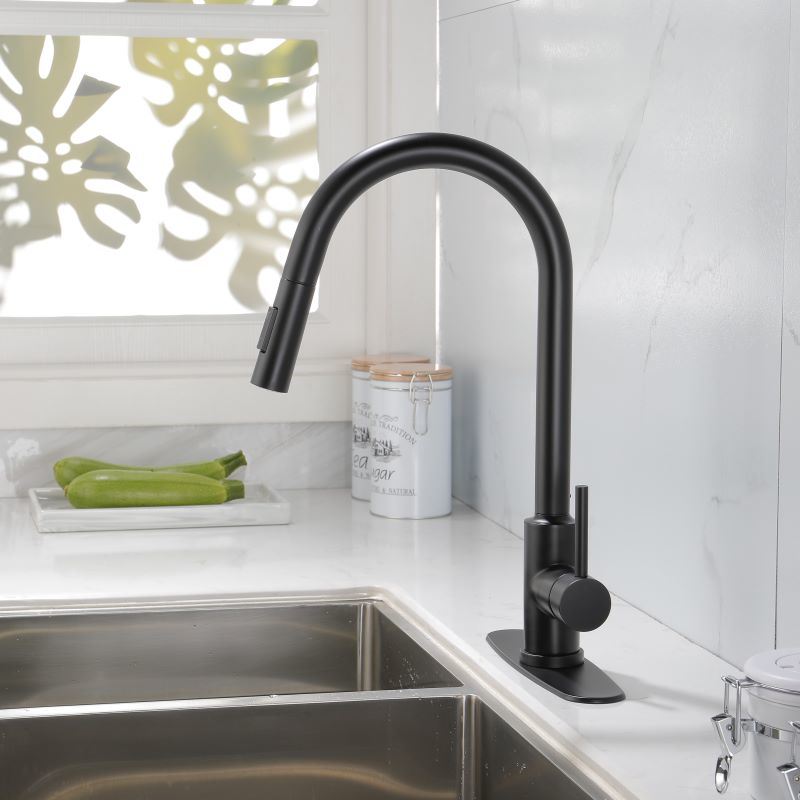 Pull Down Sprayer Kitchen Faucet