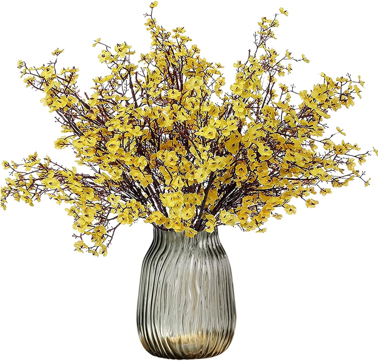 6 Bundles Baby&#x27;s Breath: UV Resistant Faux Silk Bouquets