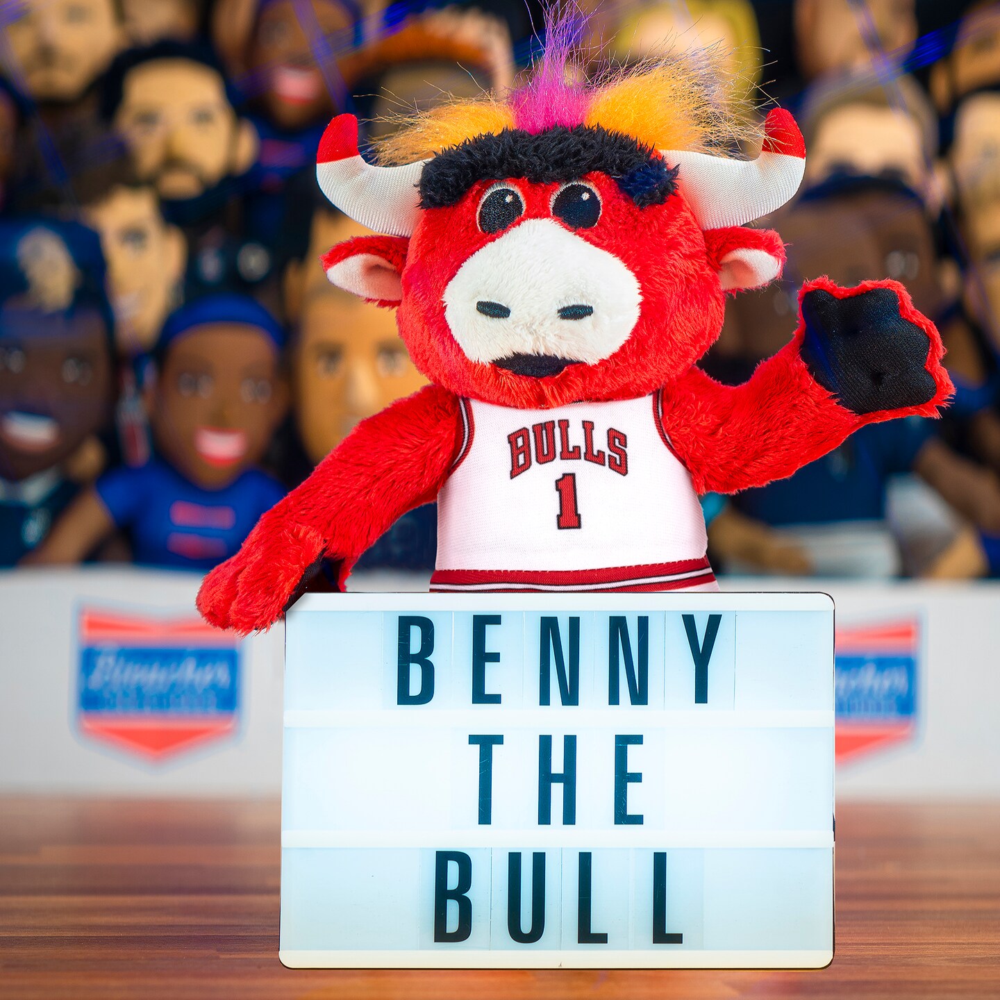 Bleacher Creatures Chicago Bulls Mascot Benny the Bull 10&#x22; Plush Figure