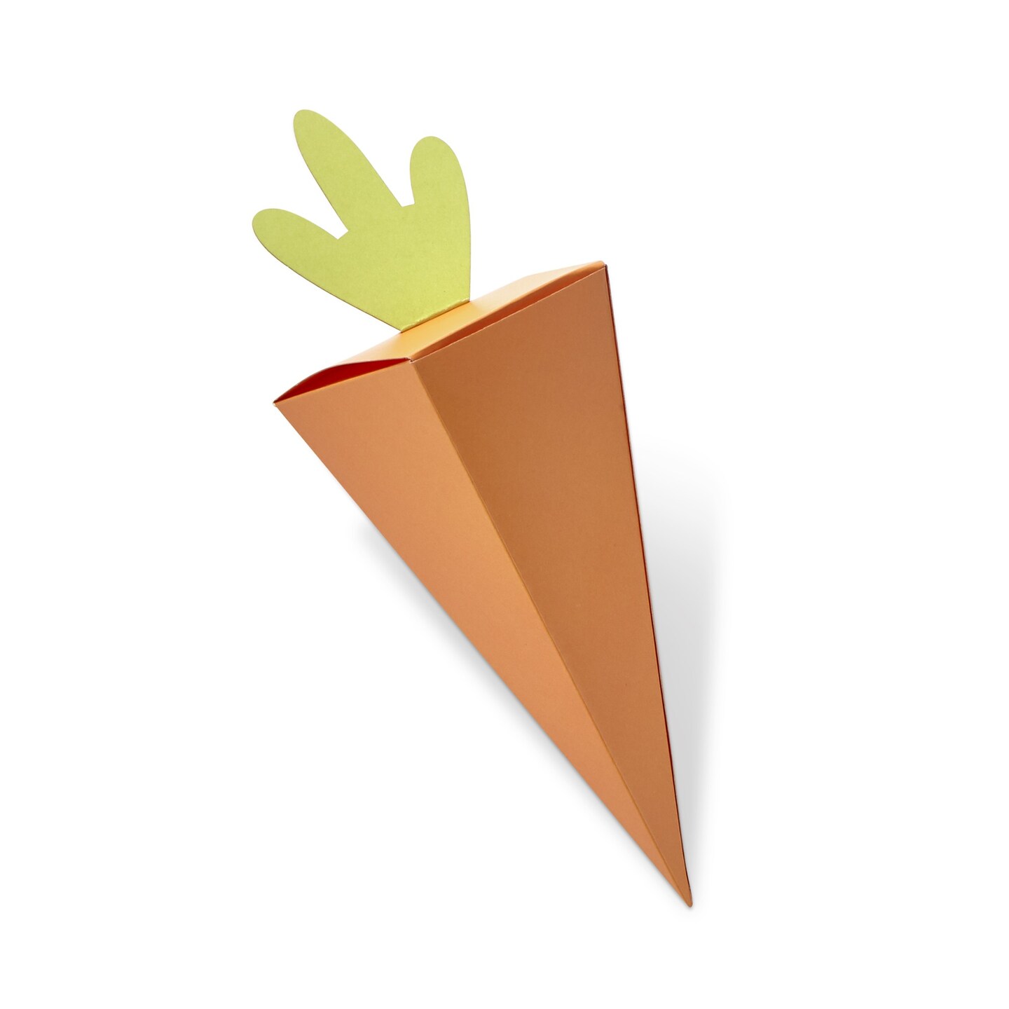 Easter Carrot Paper Candy Treat Box Set of 8, 5.0L x 5.0W x 10.5H inches