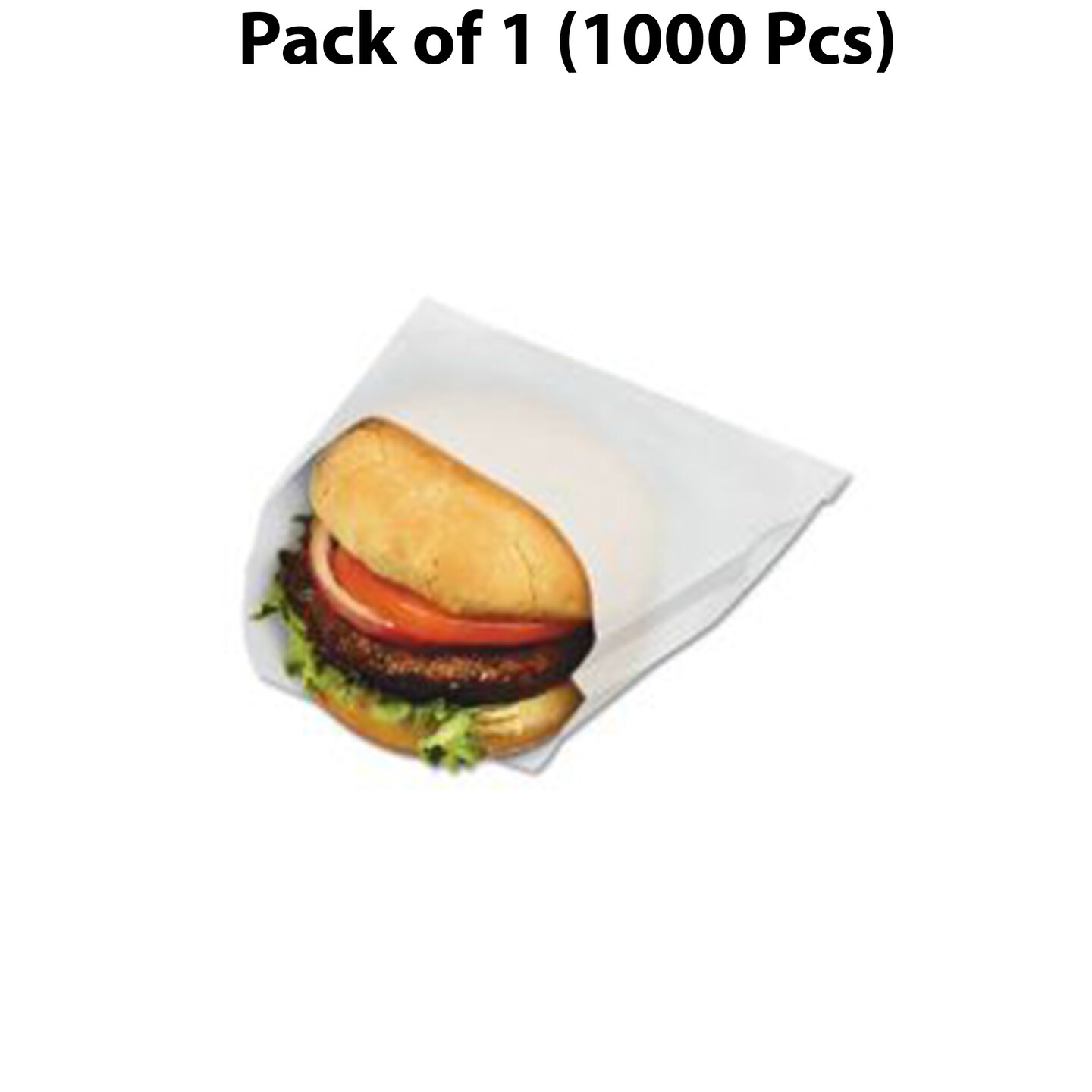 White Grease Resistant Sandwich Bags - 6x7.5x6.5 | Resistant Food Packaging | RAHEEV®
