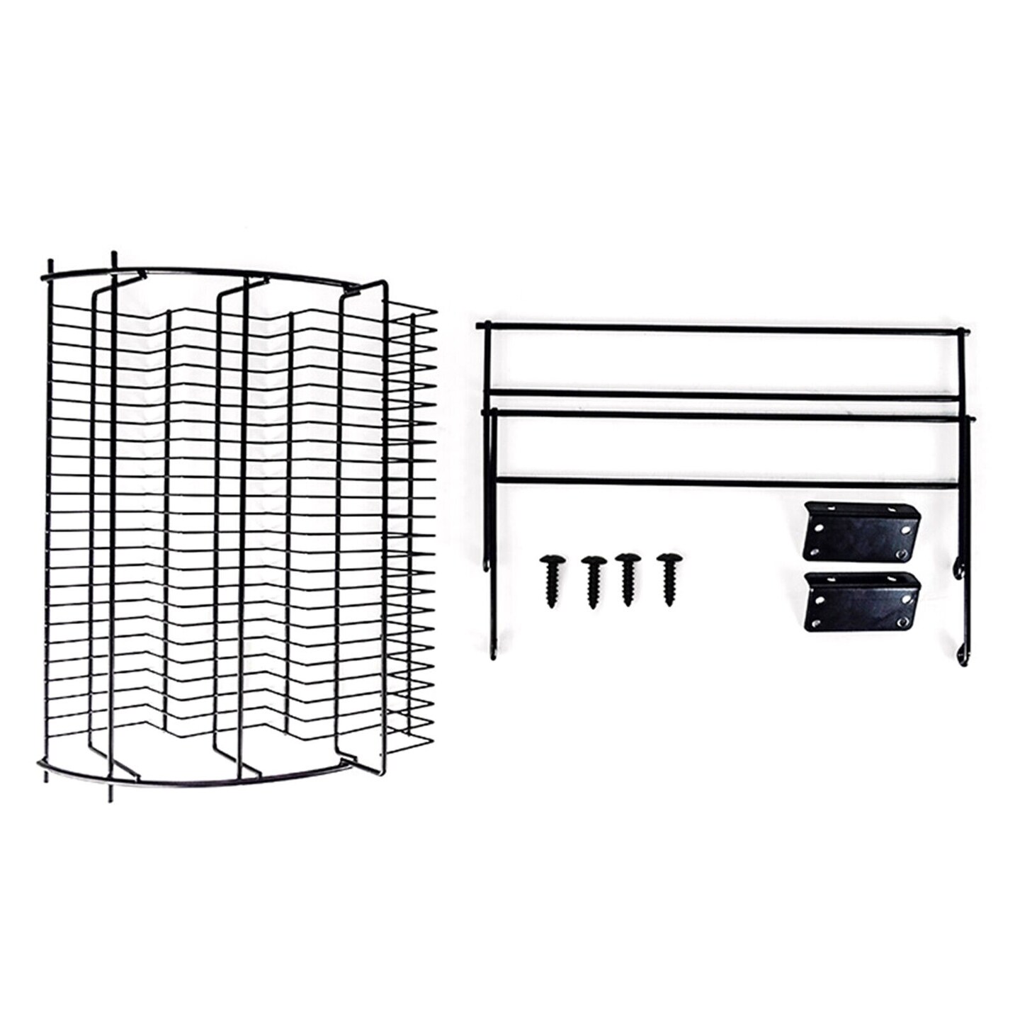 Kitcheniva Pull down Metal Cabinet Spice Rack Organizer 3 Tier