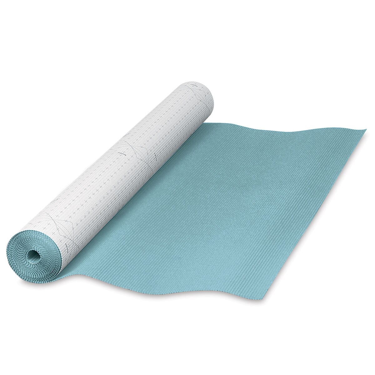 Corrugated Paper - 48&#x22; x 25 ft, Azure Blue, Roll