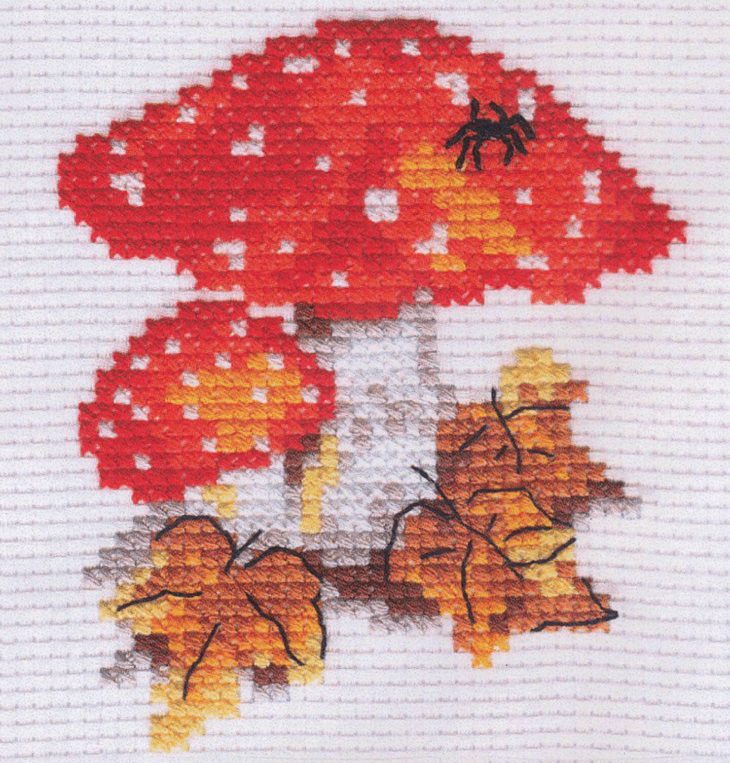 Mushrooms 0-48 Counted Cross-Stitch Kit