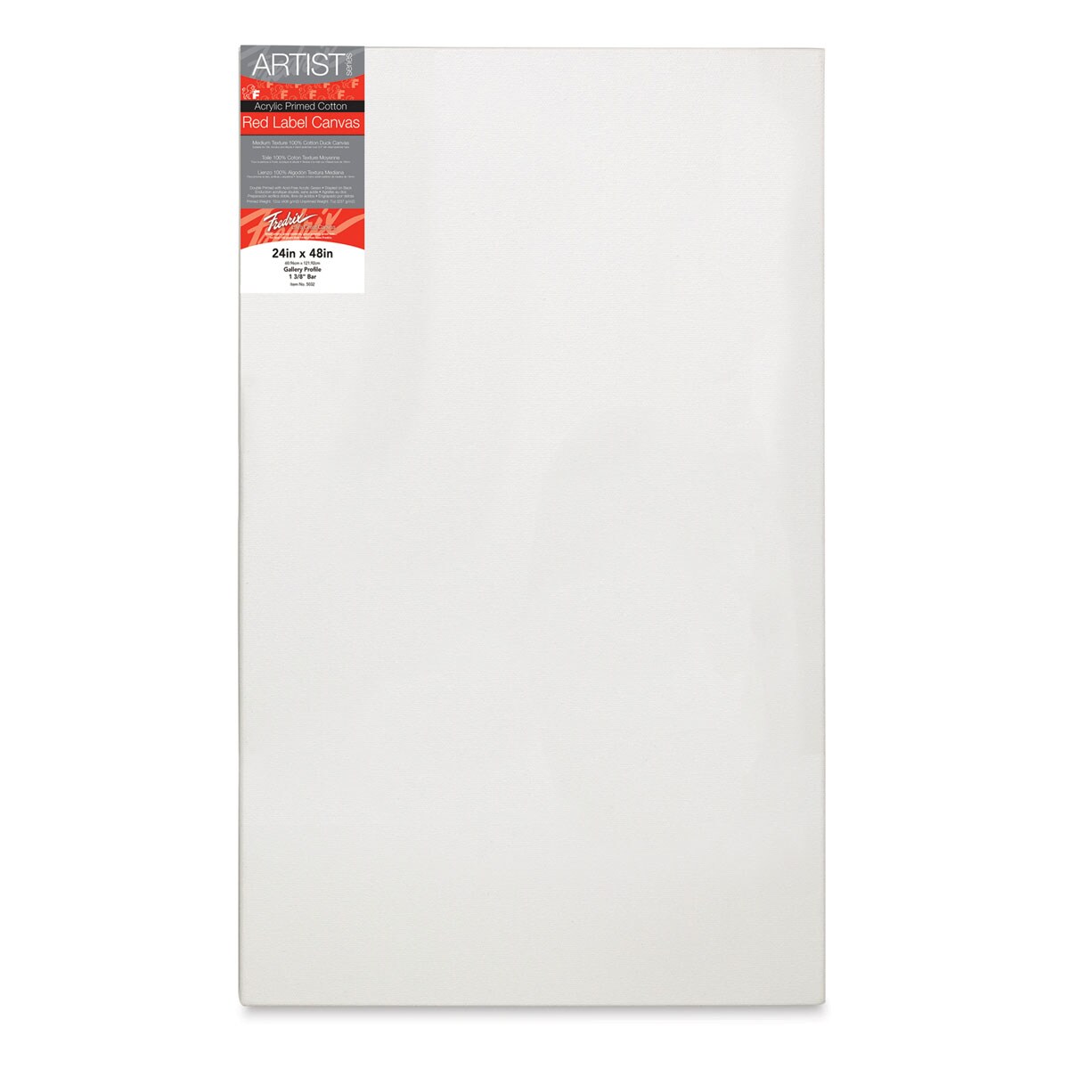 Fredrix Red Label Cotton Canvas - 24&#x22; x 48&#x22;, 3/4&#x22; Profile