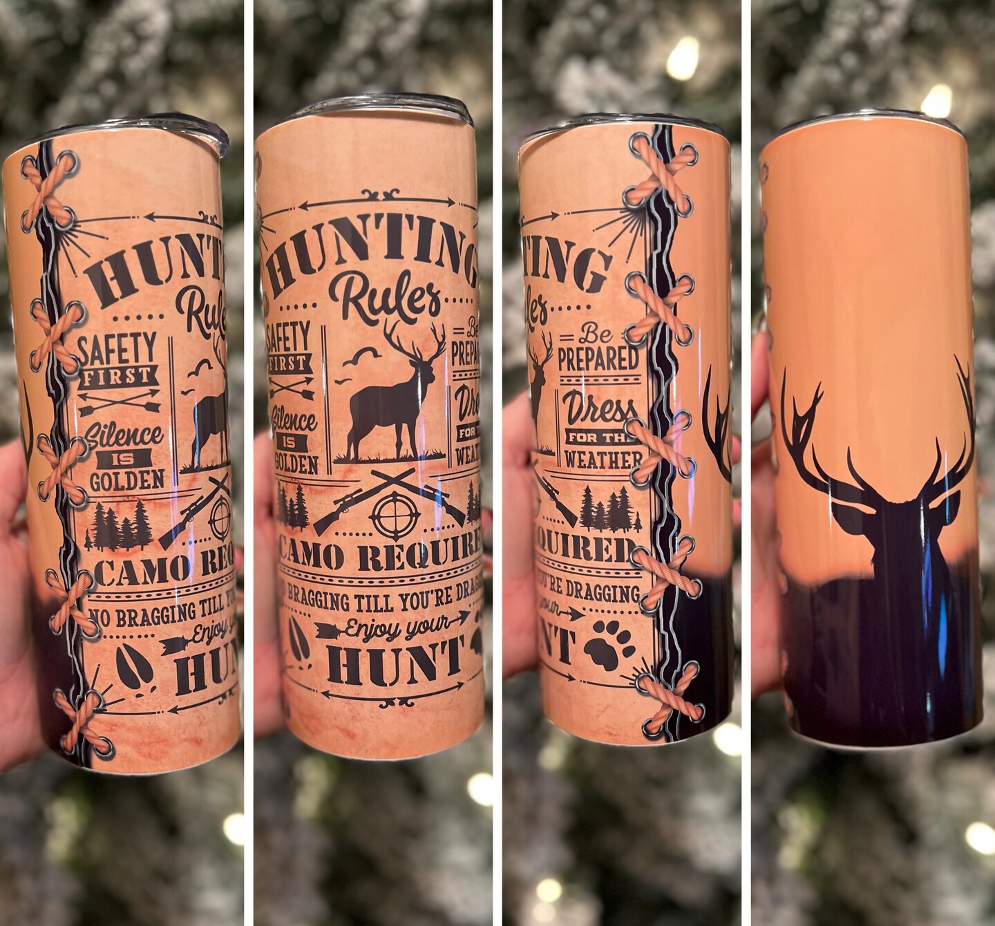 Hunting Tumblers | 20oz Straight Tumblers | Gift For Him | Deer Tumblers 301994919613235200