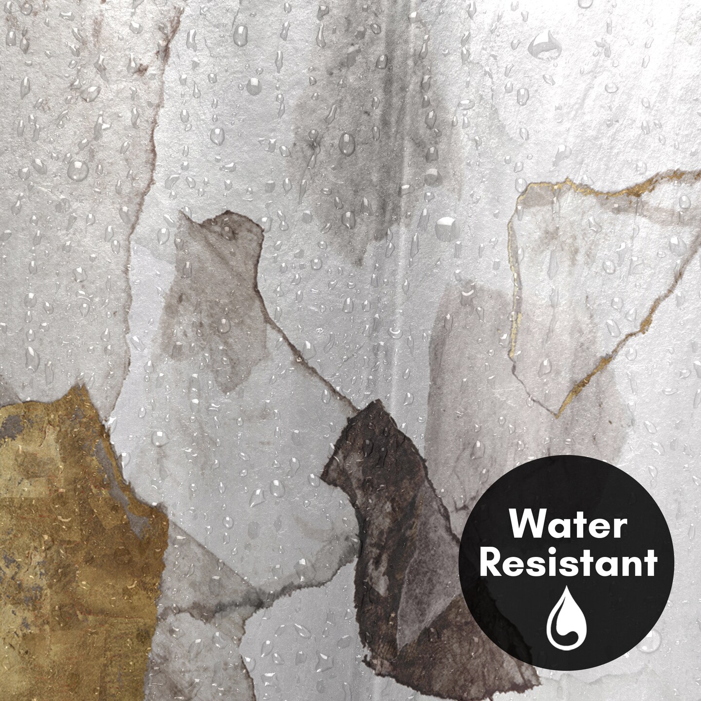 Americanflat 71" x 74" Shower Curtain, Amplified Iii by PI Creative Art