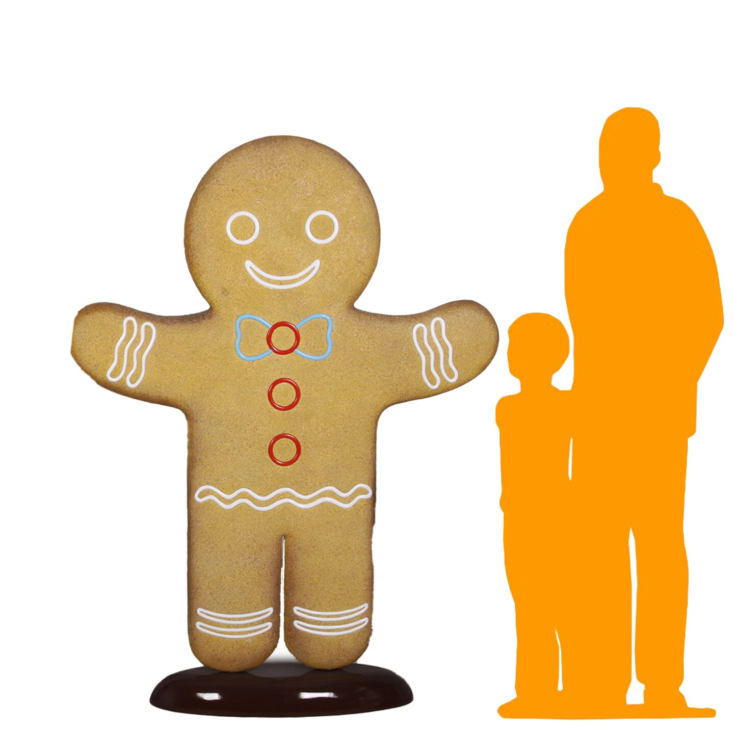 Man Gingerbread Cookie Over Sized Statue