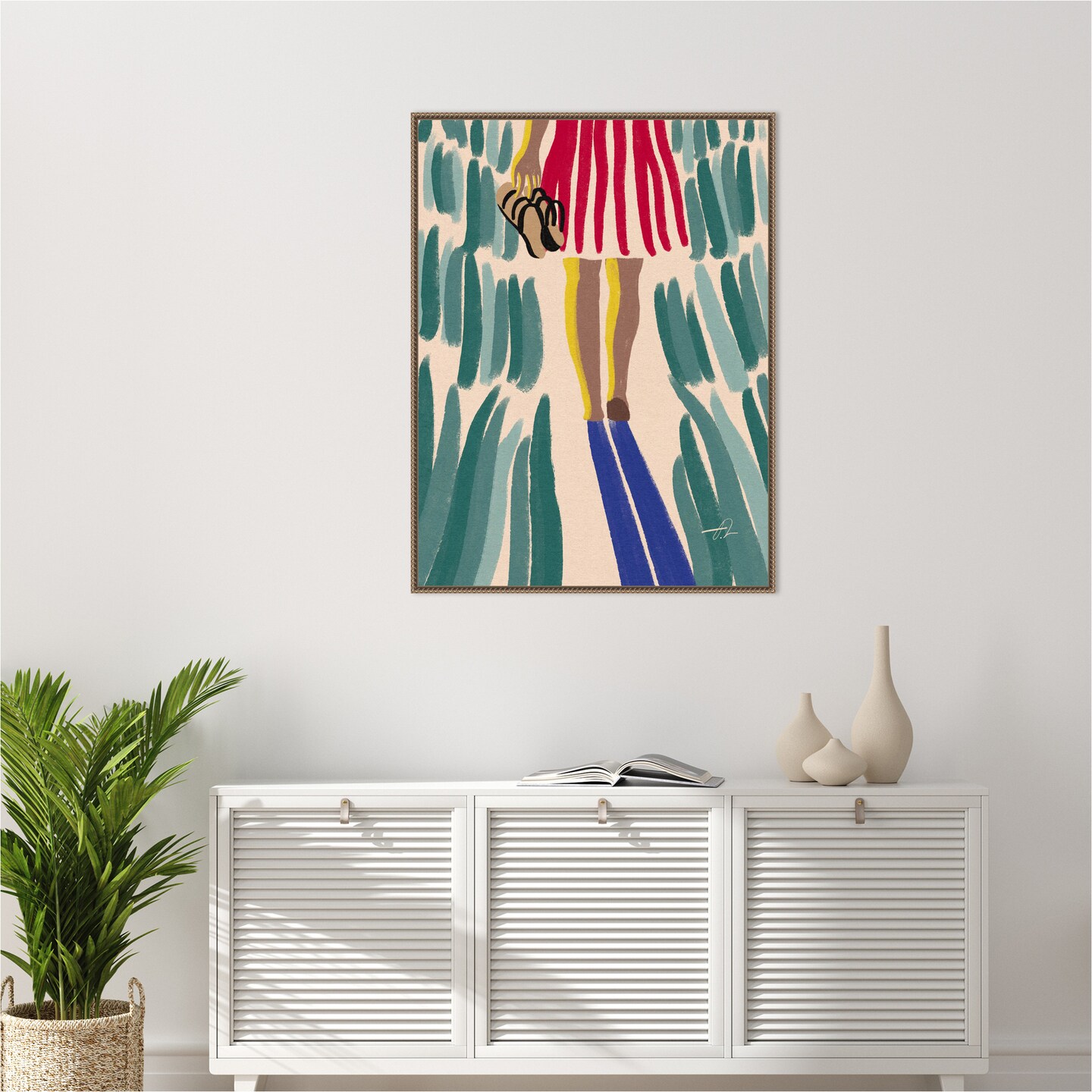 Unburdened by Fabian Lavater Framed Canvas Wall Art