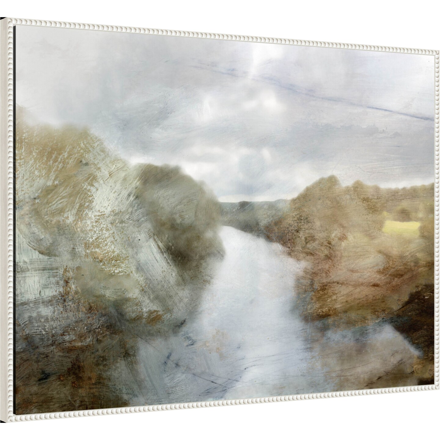 River by Dan Hobday Framed Canvas Wall Art
