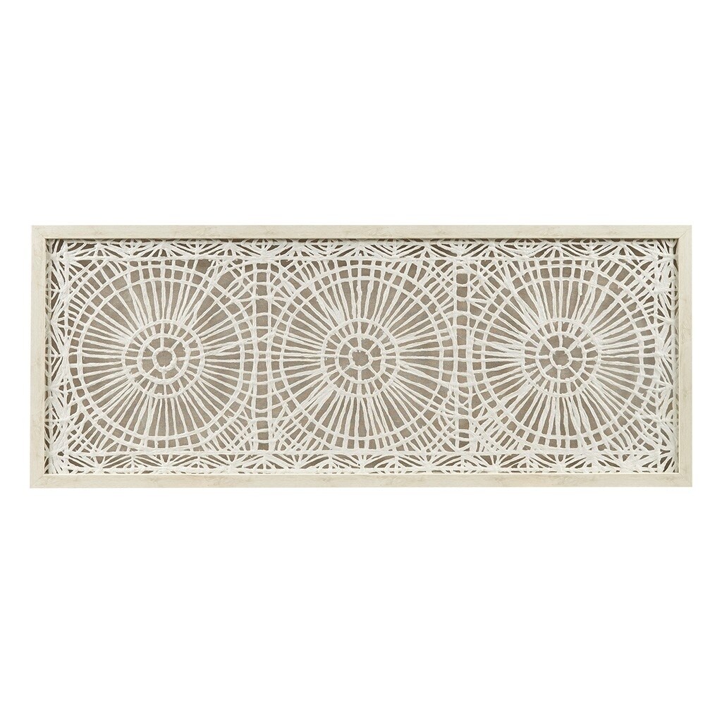 Gracie Mills Carrol Framed Medallion Rice Paper Shadow Box - Grace-15446