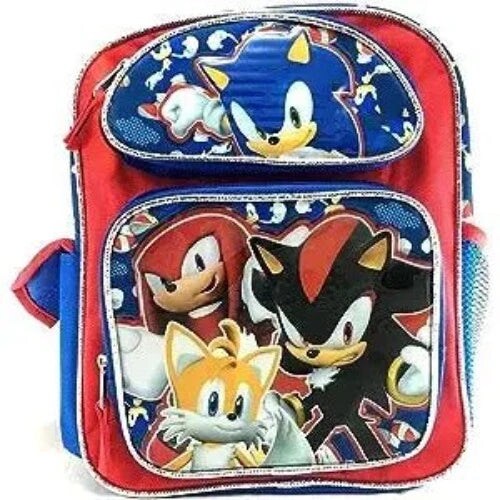Accessory Innovations Backpack Sonic Team Tail Shadow Knuckles 12"