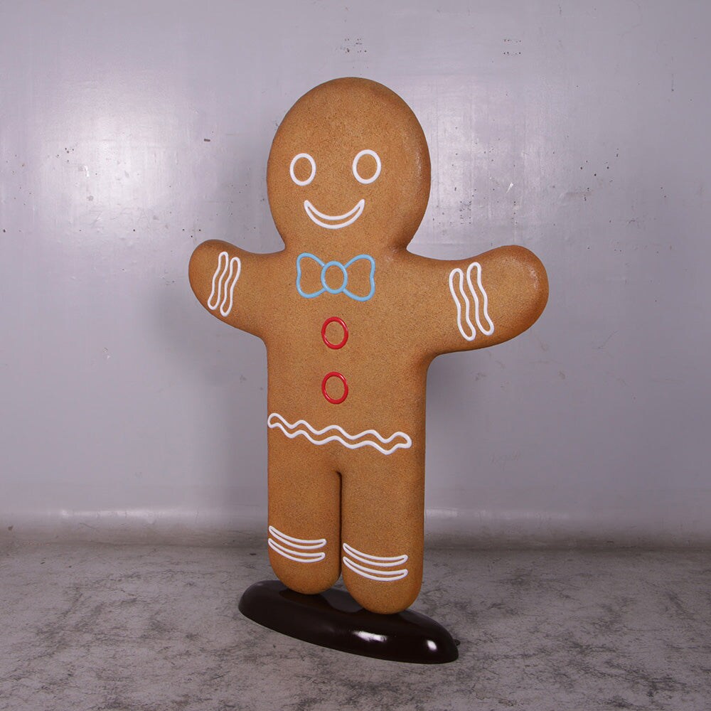 Man Gingerbread Cookie Over Sized Statue