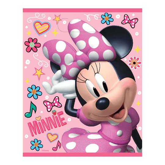 Disney Iconic Minnie Mouse Loot Bags, 8ct